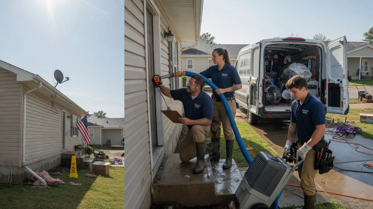 Ceiling Water Damage Restoration in Riceville, TN near me